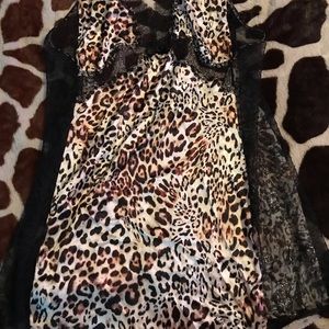 Beautiful Victoria's Secret Animal Print Chemise